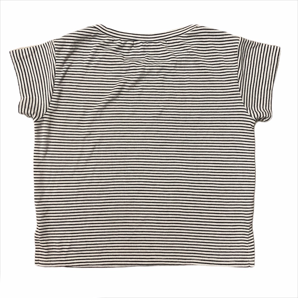 Michelle by comune Crop tee stripes size S - Picture 3 of 4
